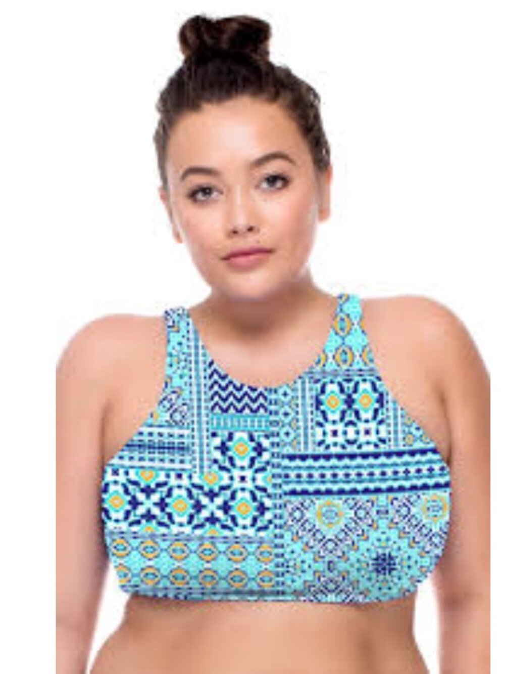 Hollywood High Neck Swim Top